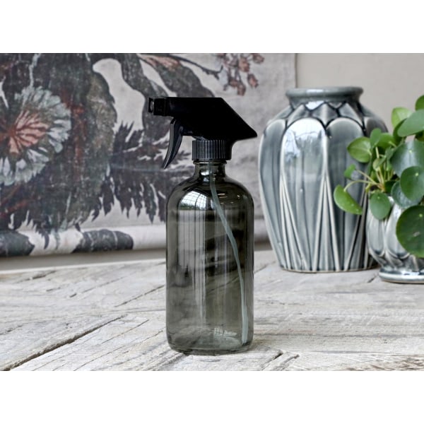 Glasflaska med spray munstycke 480 ml Chic Antique Grey