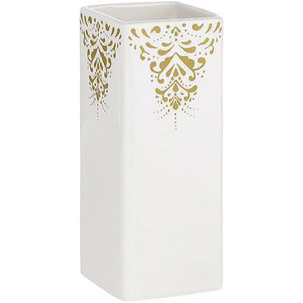 Skål / Vas / Diskborstevas Kub Curbitz Cult Design White