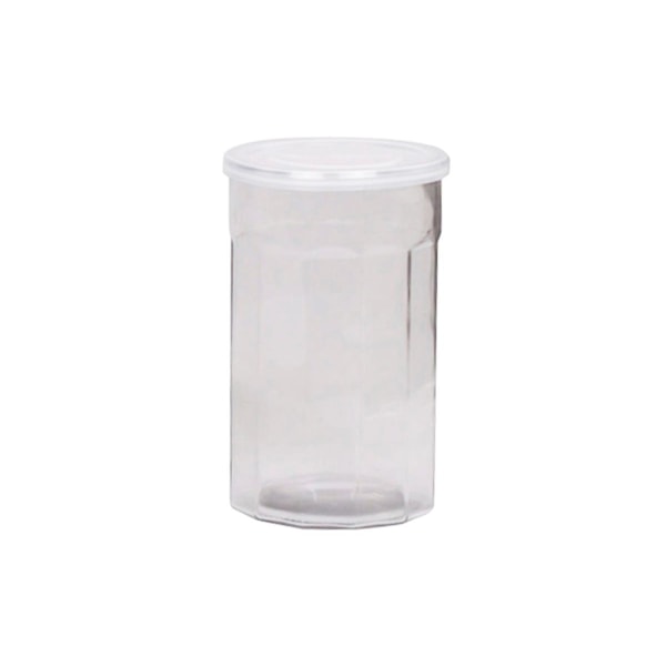 Glasburk m plastlock - olika storlekar Transparent H21/D13 cm 1,8 L