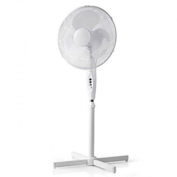 Golvfläkt vit 40cm Sandberg White