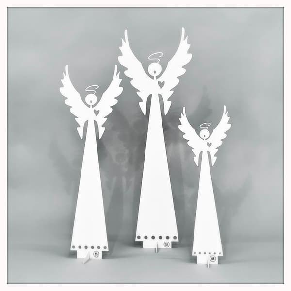Ängel - HOPE vit White Ängel mini 26cm