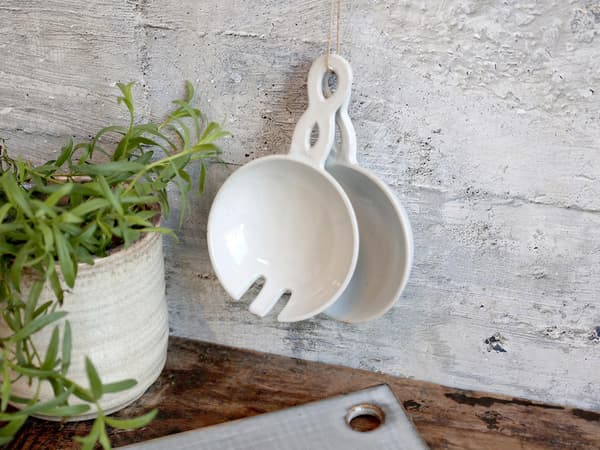 Salladsbestick 2 delar Chic Antique Grey