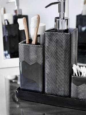 Tandborsthållare Kub Fishbone Cult Design Vit