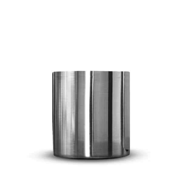 Vase / Lysestage Electric M By On Silver grey