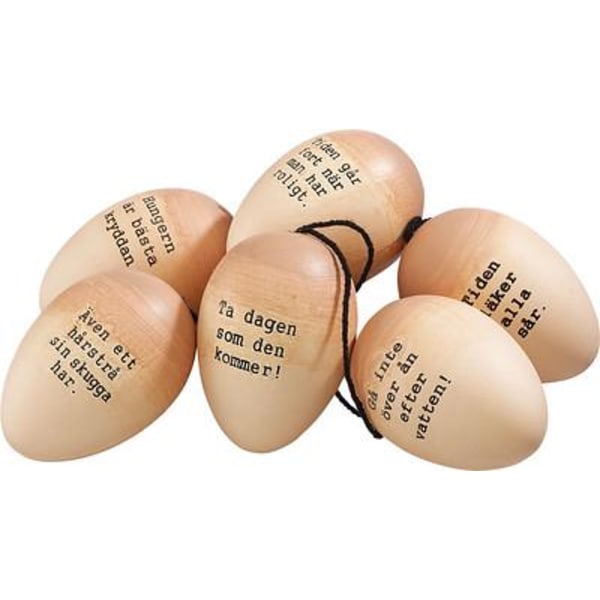 Pääsiäismuna - Proverb Egg 6 pakkauksen kulttimuotoilu Brown