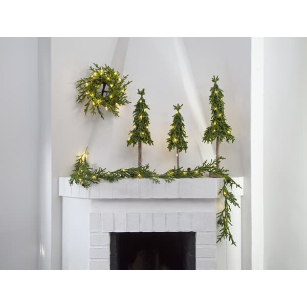 Dekorationsträd Lummer 55 cm 15 LED Green