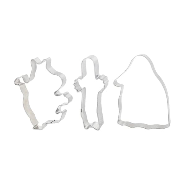 Mumin kakmått 3-pack – Mumintrollet, Hattifnatt &amp; Mårran Silver