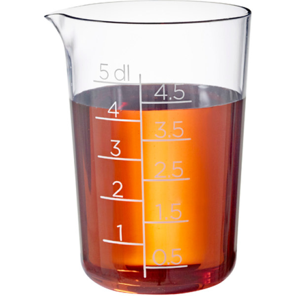 Hushållsmått 0,5 L Gastromax Transparent 0,5 L