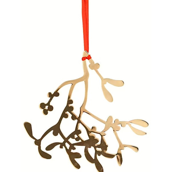 Hänge Mistel Stor 12 cm Pluto Design Guld