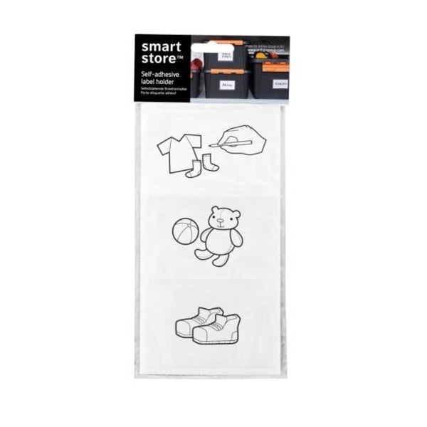 Etikett/Hållare 12-pack SmartStore Transparent