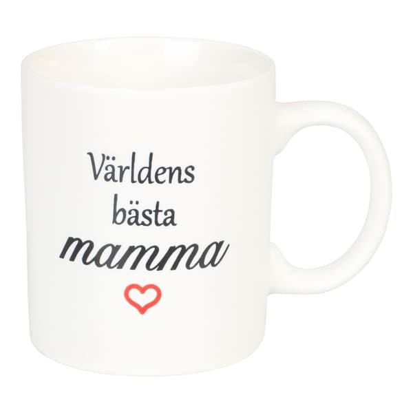 Mugg Världens bästa Mamma - Mors dag Vit