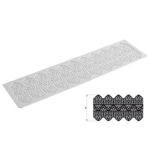 Tårtdekoration Spetsform Dentelle White Dentelle