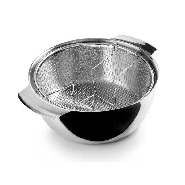 Frityrgryta m frityrkorg 4,5 L IBILI Silver 3,75L