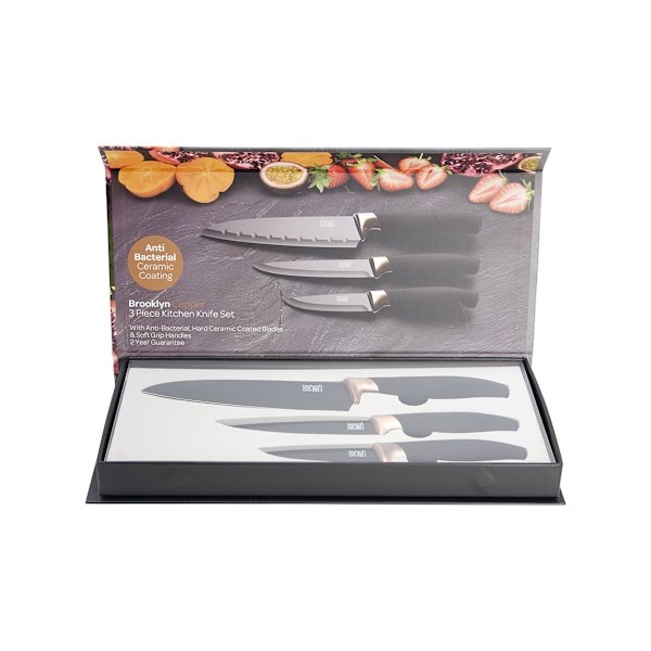 Taylors Knivset 3 st Brooklyn Copper Koppar