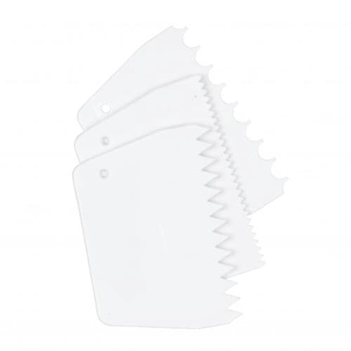 Mönsterskrapor 3-pack Tala White