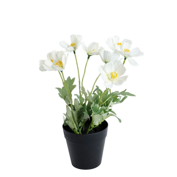 Kunstig plante Anemon H26 Stjernsund Samling White