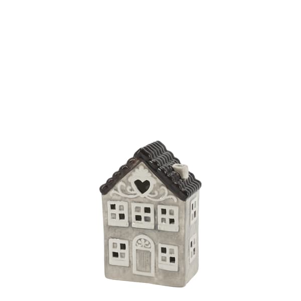 Chamonix Ljushus för Värmeljus 10–19 cm – Chic Antique Grey H 15 cm