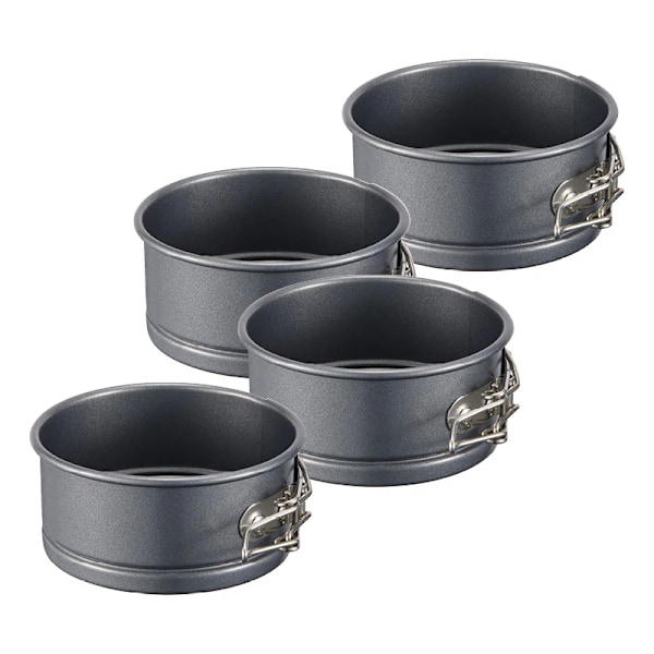Springform 4-pack Karabo Ø10 cm Kolstål Dorre grå