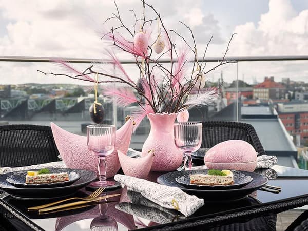 Påskägg Orient 6 st Cult Design Pink