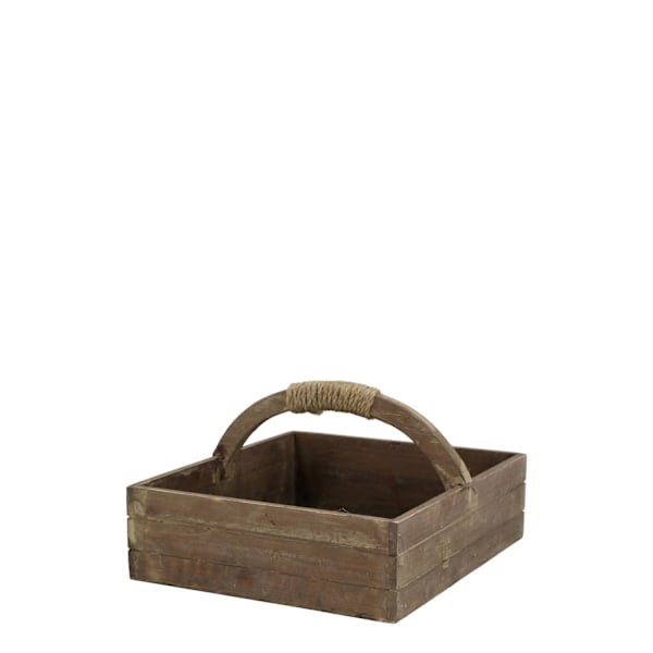 Trälåda med handtag set med 3 st Chic Antique Brun
