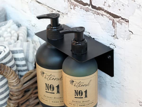 Väggupphängning för 2 st tvåldispensers Èternel Chic Anitque Black