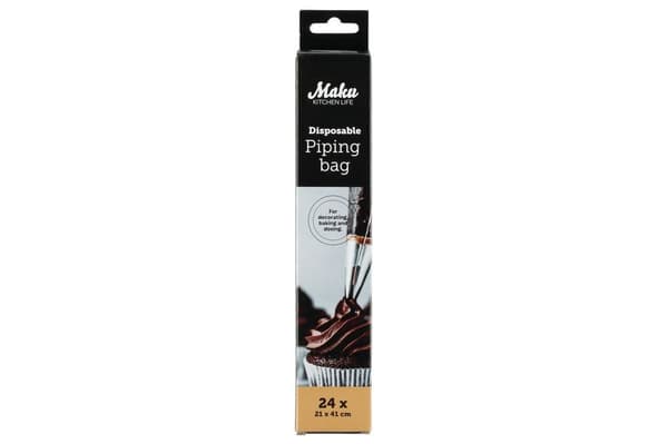 Engångsspritspåsar 24-pack – 21×41 cm | Maku Kitchen Life Transparent