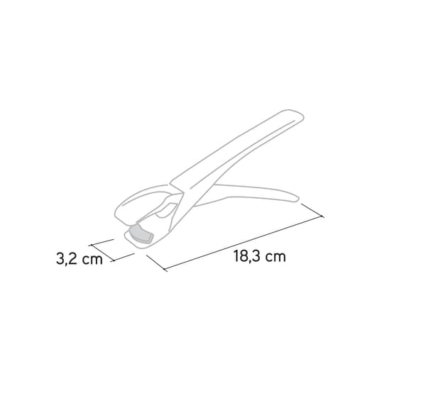 Griptång för Varma Fat, Tallrikar &amp; Formar 18 cm – Ibili Silver