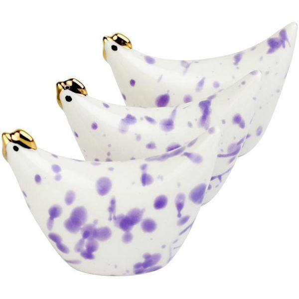 Stänk mini hönor Lila 3 pack Cult Design Purple