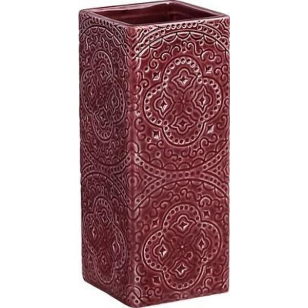 Diskborstvas/tandborstvas Kub Caddy Orient Cult Design Wine red