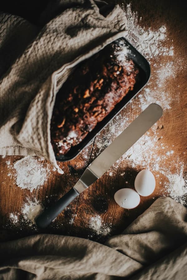 Palettkniv / Stekspade  Vinklad 36 cm Grå Cookie grå