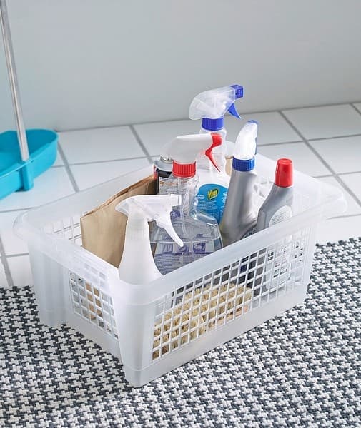 SmartStore™ Basic L stapelbar förvaringskorg 14 L grå