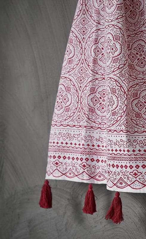 Kökshandduk Orient Cult Design Red