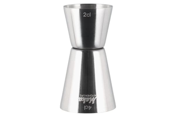 Mätglas Jigger 2 cl / 4 cl – Rostfritt Stål | Maku Silver