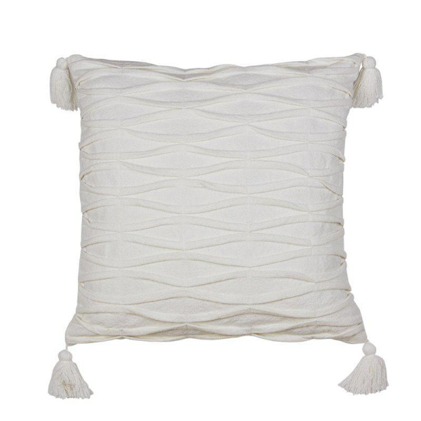 Kuddfodral / Prynadskudde Soraya 48 x48 cm White Offwhite