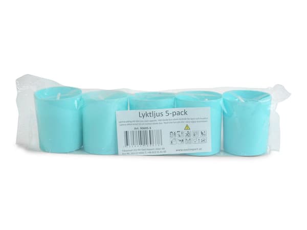 Lyktljus 5-Pack Blå