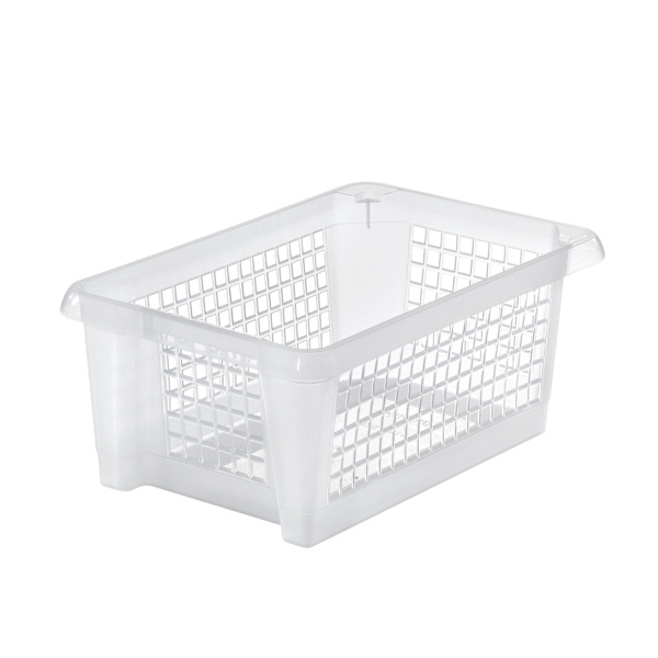 SmartStore™ Basic L stapelbar förvaringskorg 14 L Transparent