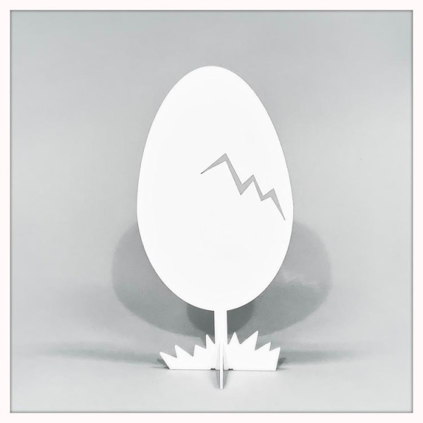 Påsk Ägg, HEL-Ann Dekoration White