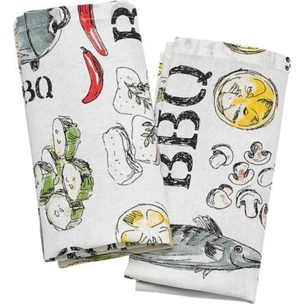 Tygservett Barbeque  2-pack Cult Design Multicolor