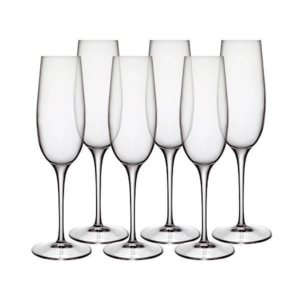Champagneglas 6 stk 23,5 cl Palace Luigi Bormioli Transparent