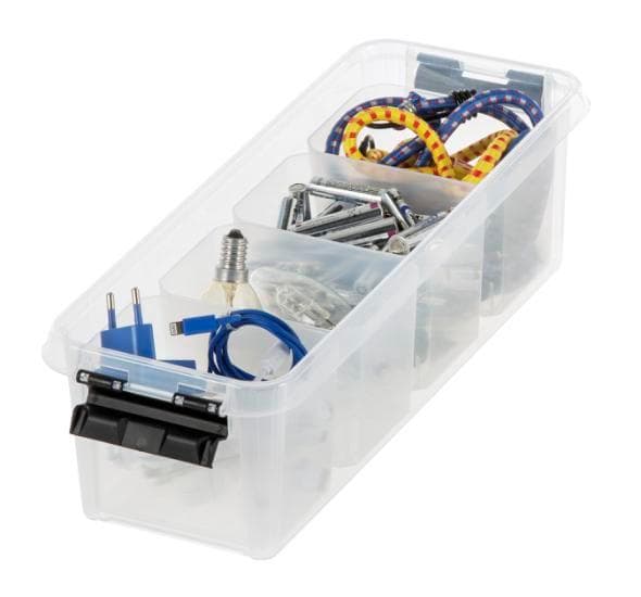 Förvaringsbox m lock  4 insatser SmartStore Classic 4 Transparent