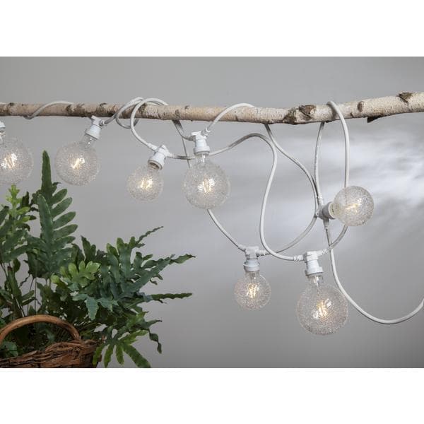 LED-Lampa Glob om E27 G125 DECOLED Ø125mm Warm white