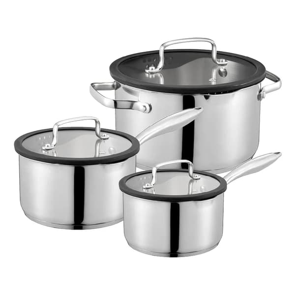 Kastrullset 1,5, 2 och 3L Karla Dorre Silver