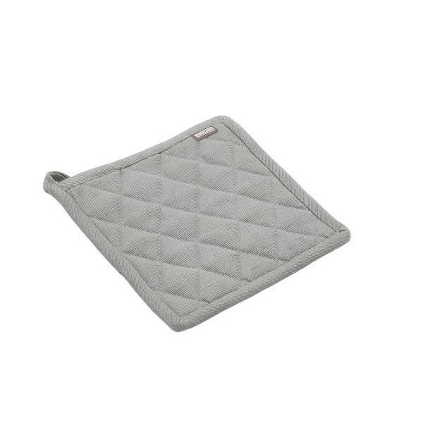 Bastian Grytlapp 20 x 20 cm 100% Bomull Enfärgad grå