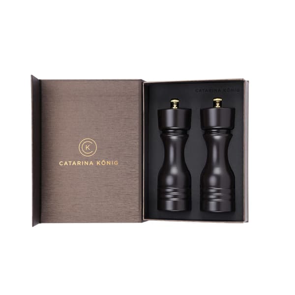 Salt- &amp; Pepparkvarnar 18 cm – Chocolate Collection, 2-pack | Catarina König Brun