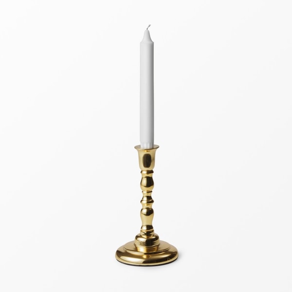 Gloria Kullanvärinen kynttilänjalka Gold 27 cm