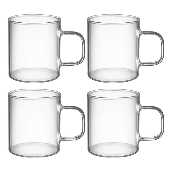 Gina Glasmugg 4-pack Dorre Transparent