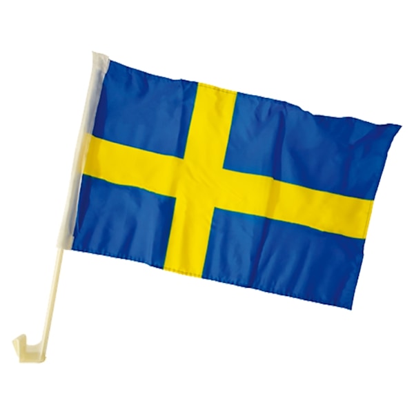 Svensk flagga 2-pack bilfäste Blå