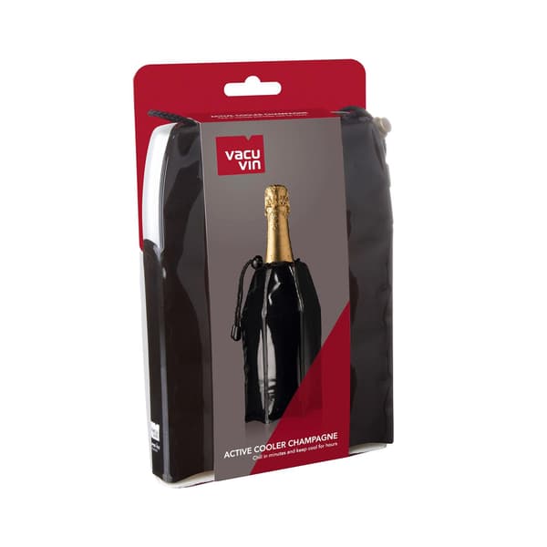 Active Champagne kylare Vacuvin® Black