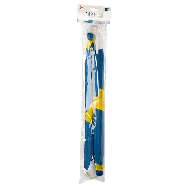 Svensk flagga 2-pack bilfäste Blå
