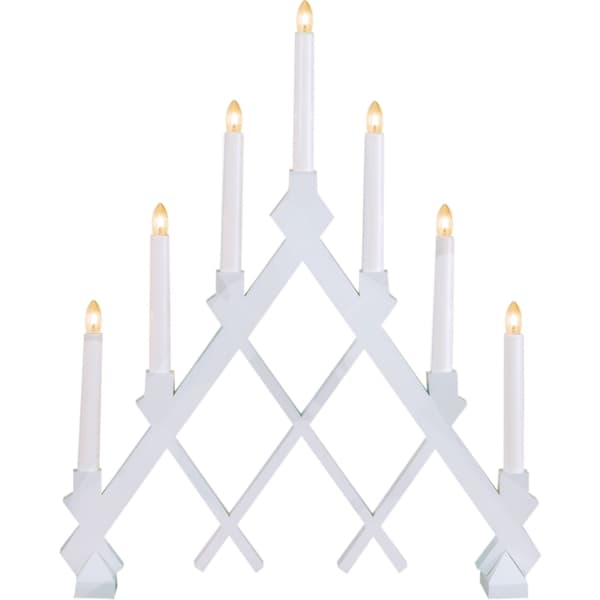 Ljusstake Rut Vit 53 cm White